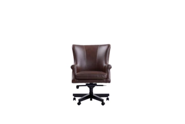 Beau Brown Leather Office Chair