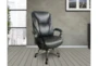 Forrest Grey Faux Leather Executive Rolling Office Desk Chair - Signature