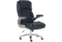 Homer Blue Fabric Rolling Office Desk Chair - Signature