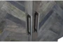 Chevron 2 Door Cabinet - Detail