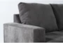 Bonaterra Charcoal 2 Piece Sectional With Right Arm Facing Chaise & Storage Ottoman - Detail