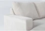 Bonaterra Sand 127" 2 Piece Sectional with Left Arm Facing Sofa Chaise & Storage Ottoman - Detail