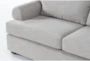 Hampstead Dove 137" 2 Piece Sectional With Left Arm Facing Sofa & Storage Ottoman - Detail
