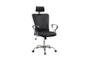 Sury Black + Chrome Mesh Back Office Chair - Signature
