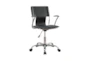 Shay Black + Chrome Adjustable Office Chair - Signature