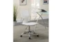 Jessie White Faux Leather Adjustable Office Chair - Room