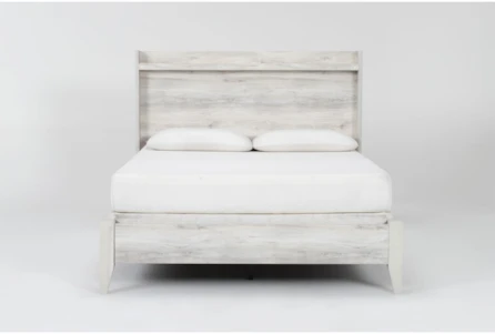Baylie White Queen Panel Bed - Main