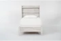 Baylie White Twin Wood Panel Bed - Signature
