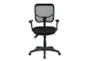 Odam Black Mesh Adjustable Rolling Office Desk Chair - Front