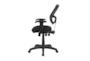 Odam Black Mesh Adjustable Rolling Office Desk Chair - Side