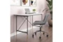 Sunridge White & Black Desk - Room