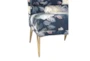 Gretta Floral Velvet Accent Chair - Detail
