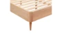 Canary Wood & Cane King Platform Bed - Detail