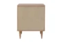Canary Cane 2-Drawer Nightstand - Back