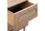 Canary Cane 2-Drawer Nightstand - Detail