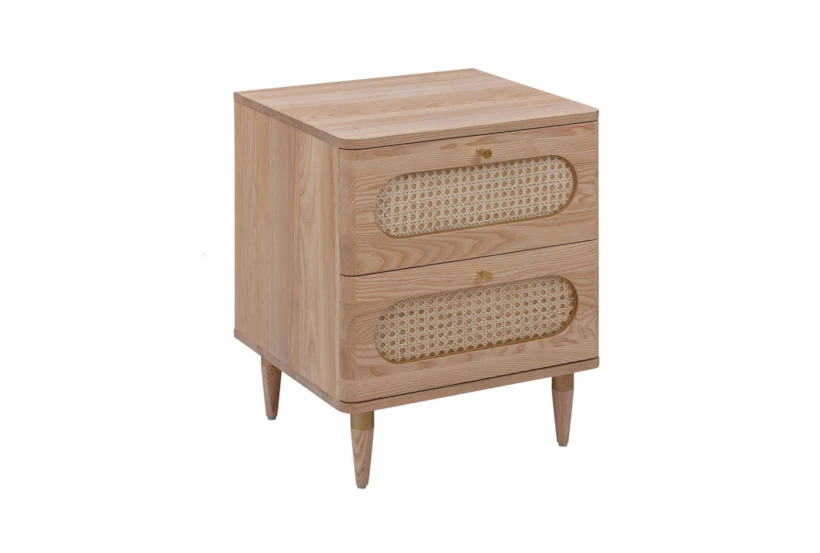 Canary Cane 2-Drawer Nightstand - 360