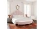 Bridgette Blush Full Velvet Upholstered Platform Bed - Room