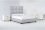 Boswell 3 Piece Queen Upholstered Storage Bedroom Set With Elden II Dresser + 2 Drawer Nightstand - Signature