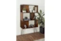 Edgeworth Brown Wood Modern 71" Bookcase - Room