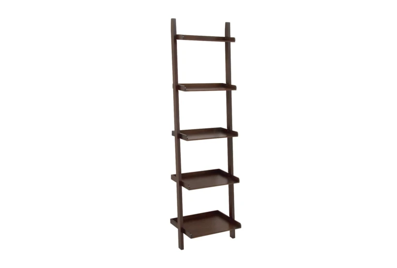 Lawndale Brown Wood Traditional Bookcase - 360