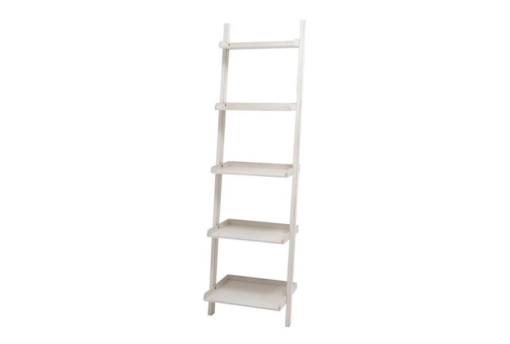 Lawndale White Wood Traditional Bookcase