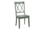 Delmar Teal Dining Chair Set Of 2 - Side