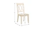 Delmar White Dining Chair Set Of 2 - Detail