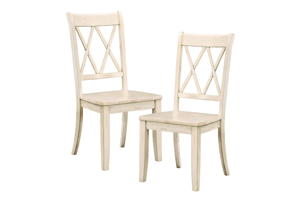 Delmar White Dining Chair Set Of 2