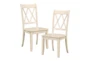 Delmar White Dining Chair Set Of 2 - Signature