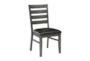 Malabar Dark Grey Dining Chair Set Of 2 - Side