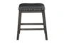 Fideo Grey Counter Height Stool Set Of 2 - Front