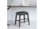 Fideo Grey Counter Height Stool Set Of 2 - Room