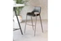 Modern Black Contract Grade Bar Stool With Back Set Of 2 - Room
