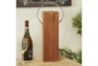 19 Inch Camel Brown Leather Wine Bottle Holder Case - Room