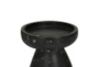Black Distressed Modern Cone Pillar Candle Holders Set Of 3 - Detail