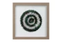12X12 Emerald Feather Circle Ii - Signature