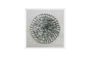 24X24 Grey Shell Circle In Acrylic Ii - Signature