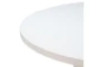 Ali 55" White Round Dining Table - Detail