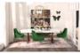 Trix Green Velvet Dining Side Chair - Room