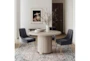 Trix Grey Velvet Dining Side Chair - Room