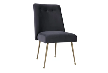 Bati Grey Velvet Dining Chair