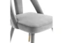 Terra Light Grey Velvet Dining Chair - Detail