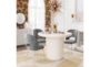 Shirley Light Grey Velvet Dining Chair - Room