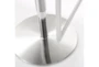 Amal Grey Stainless Steel Adjustable Barstool - Detail
