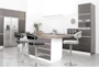 Cam Black Stainless Steel Adjustable Barstool - Room