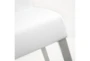 Mark White Stainless Steel Counter Stool Set Of 2 - Detail