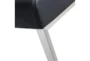 Mark Black Stainless Steel Barstool Set Of 2 - Detail