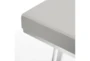 Ferra Light Grey Stainless Steel Barstool Set Of 2 - Detail