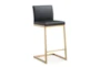 Amy Black Gold Steel Counter Stool Set Of 2 - Signature