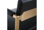Director Black Gold Steel Counter Stool - Detail